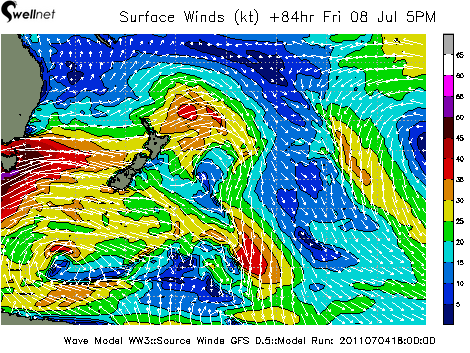 10m Wind Speed (kt.) and Direction
