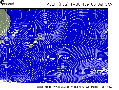 Mean Sea Level Pressure (4hPa grading)