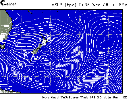 Mean Sea Level Pressure (4hPa grading)