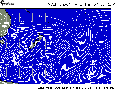 Mean Sea Level Pressure (4hPa grading)