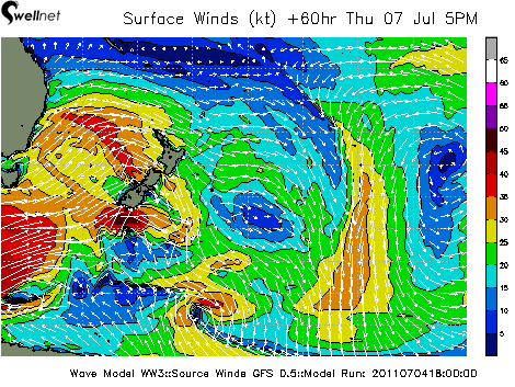 10m Wind Speed (kt.) and Direction