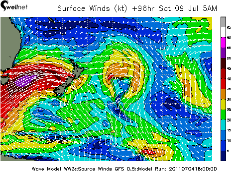 10m Wind Speed (kt.) and Direction