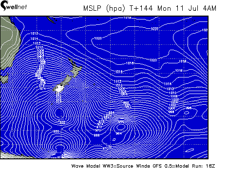 Mean Sea Level Pressure (4hPa grading)