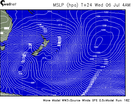 Mean Sea Level Pressure (4hPa grading)