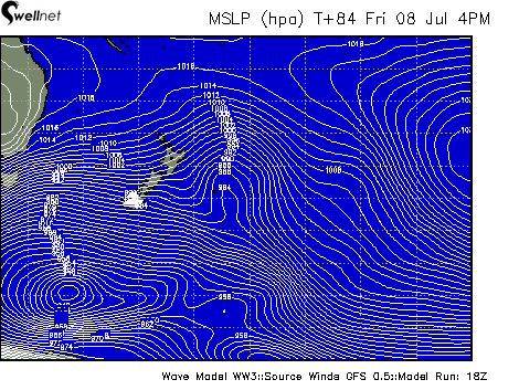 Mean Sea Level Pressure (4hPa grading)