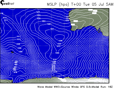 Mean Sea Level Pressure (4hPa grading)
