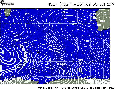 Mean Sea Level Pressure (4hPa grading)