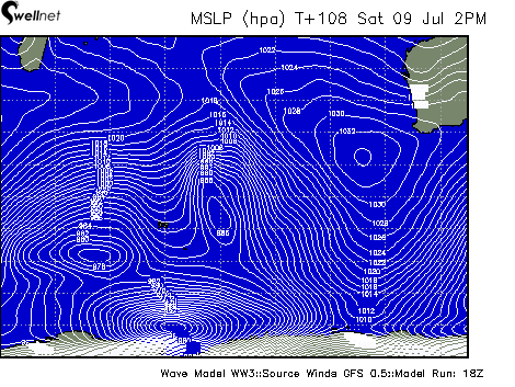 Mean Sea Level Pressure (4hPa grading)