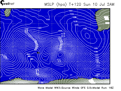 Mean Sea Level Pressure (4hPa grading)