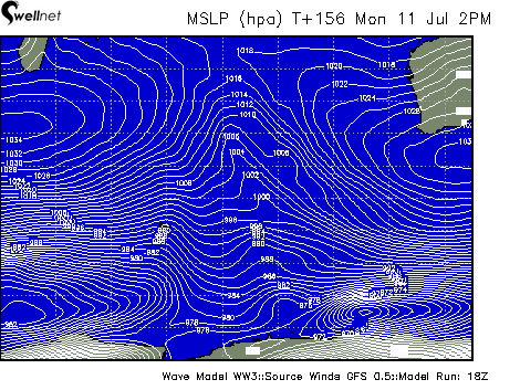 Mean Sea Level Pressure (4hPa grading)