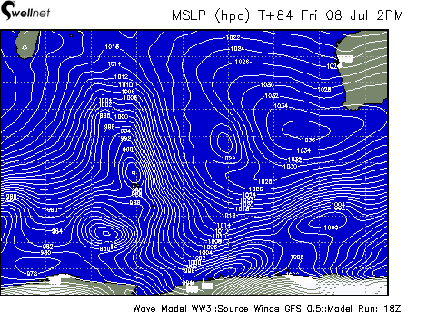 Mean Sea Level Pressure (4hPa grading)